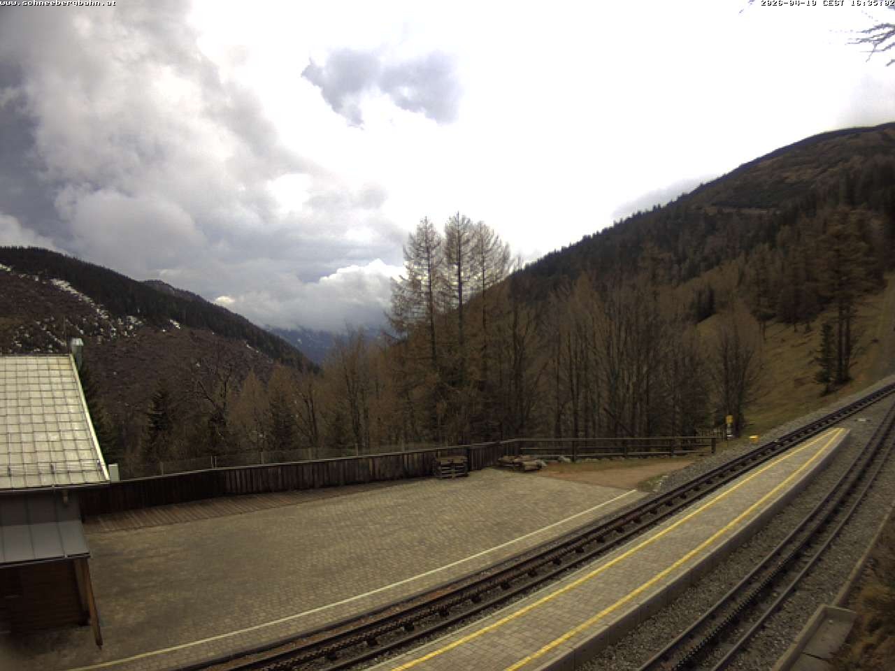 Archiv Foto Webcam Schneeberg: Blick Gasthaus Baumgartner