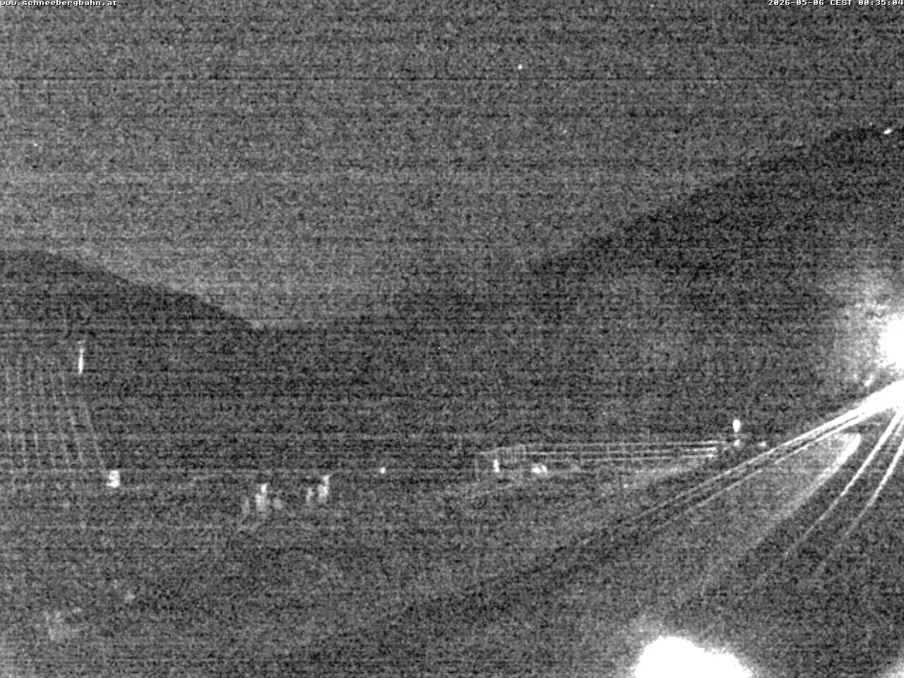 Archiv Foto Webcam Schneeberg: Blick Gasthaus Baumgartner