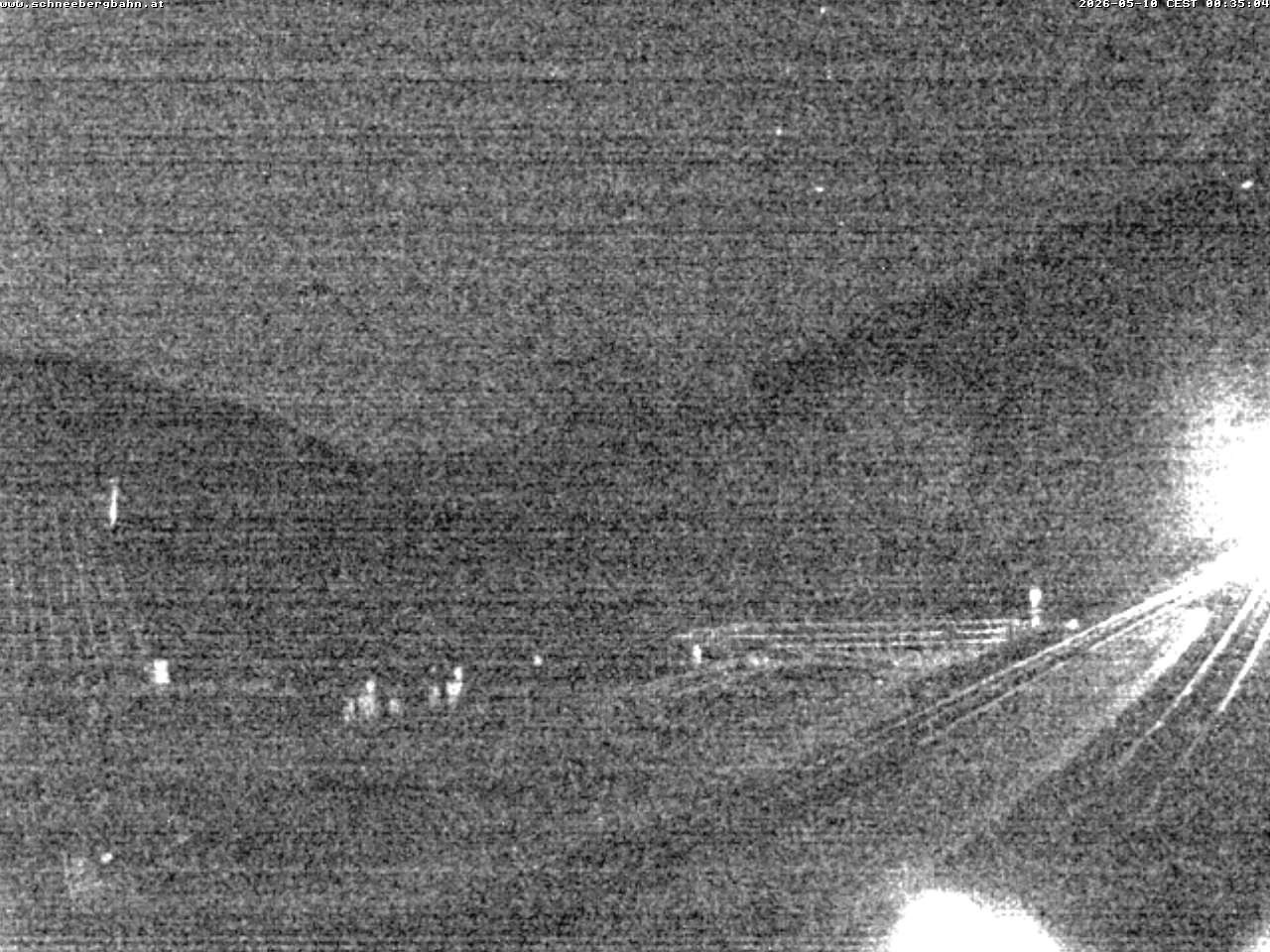 Archiv Foto Webcam Schneeberg: Blick Gasthaus Baumgartner