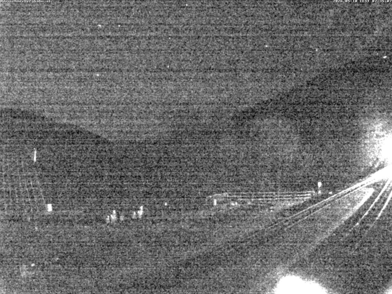 Archiv Foto Webcam Schneeberg: Blick Gasthaus Baumgartner