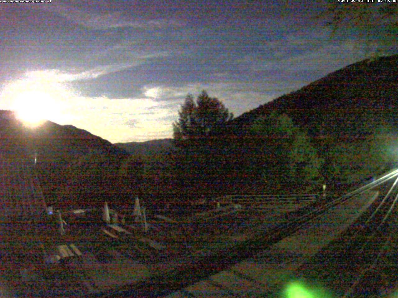Archiv Foto Webcam Schneeberg: Blick Gasthaus Baumgartner