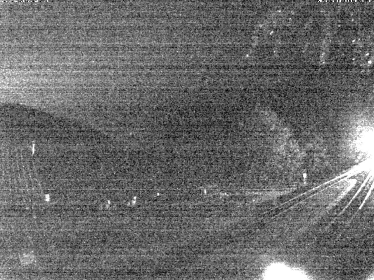 Archiv Foto Webcam Schneeberg: Blick Gasthaus Baumgartner