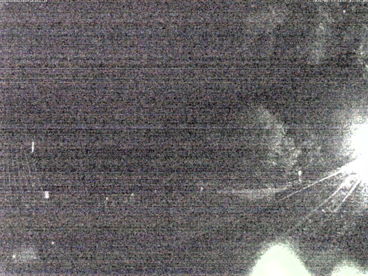 Archiv Foto Webcam Schneeberg: Blick Gasthaus Baumgartner
