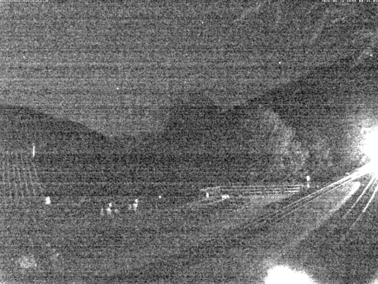 Archiv Foto Webcam Schneeberg: Blick Gasthaus Baumgartner