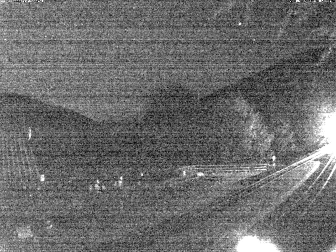 Archiv Foto Webcam Schneeberg: Blick Gasthaus Baumgartner