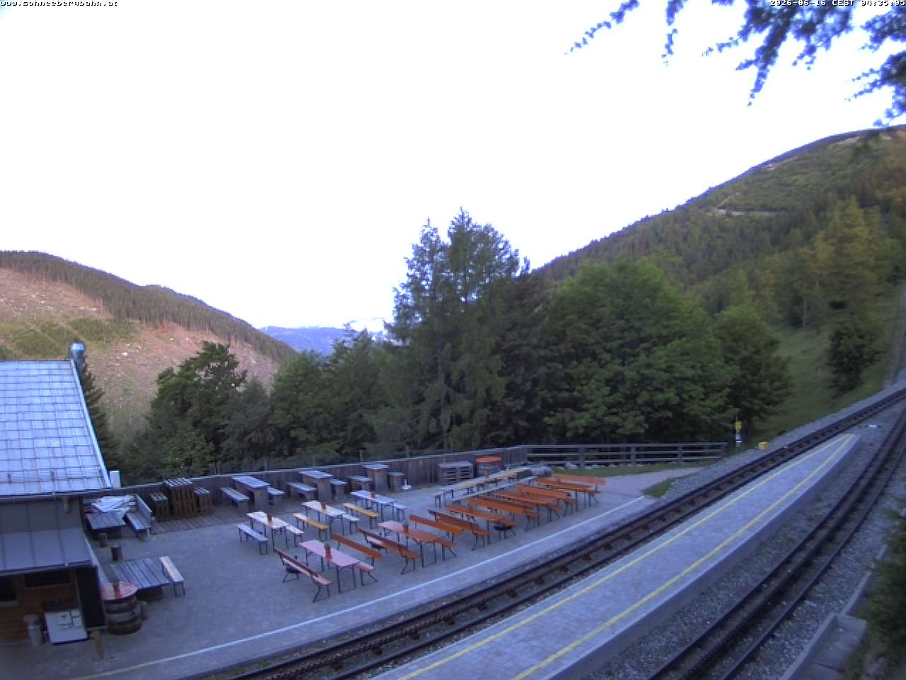 Archiv Foto Webcam Schneeberg: Blick Gasthaus Baumgartner