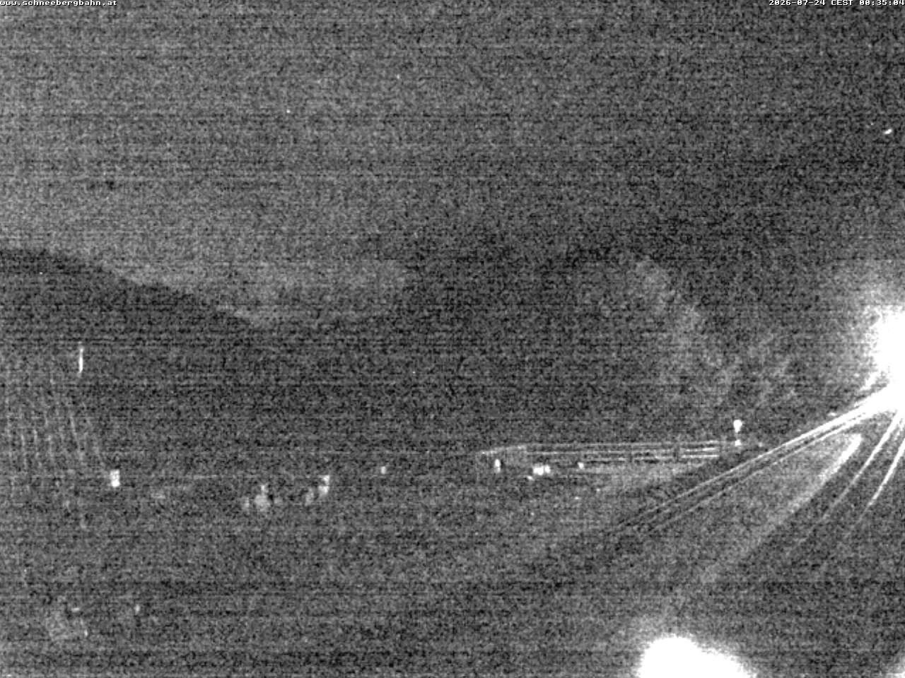 Archiv Foto Webcam Schneeberg: Blick Gasthaus Baumgartner