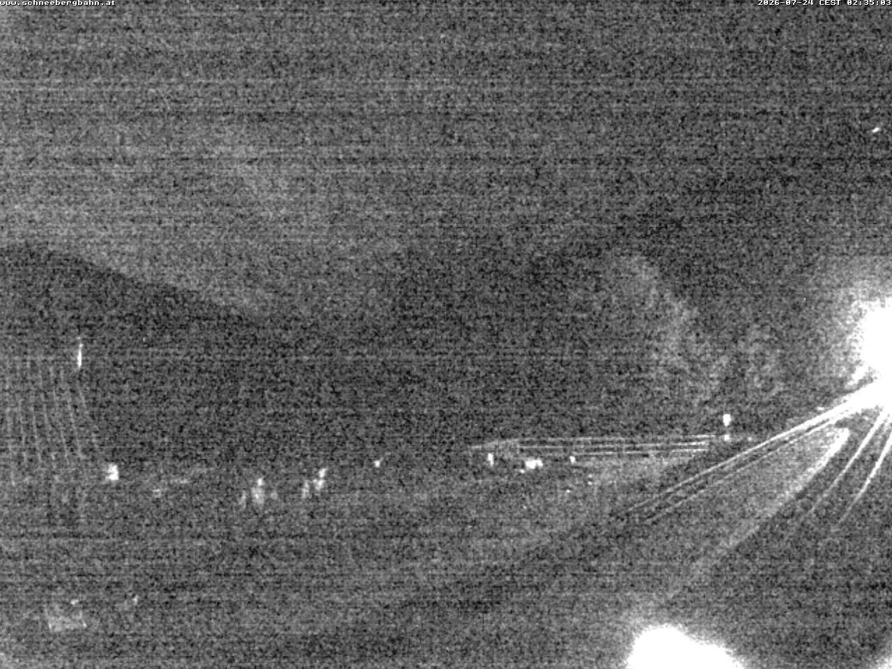 Archiv Foto Webcam Schneeberg: Blick Gasthaus Baumgartner