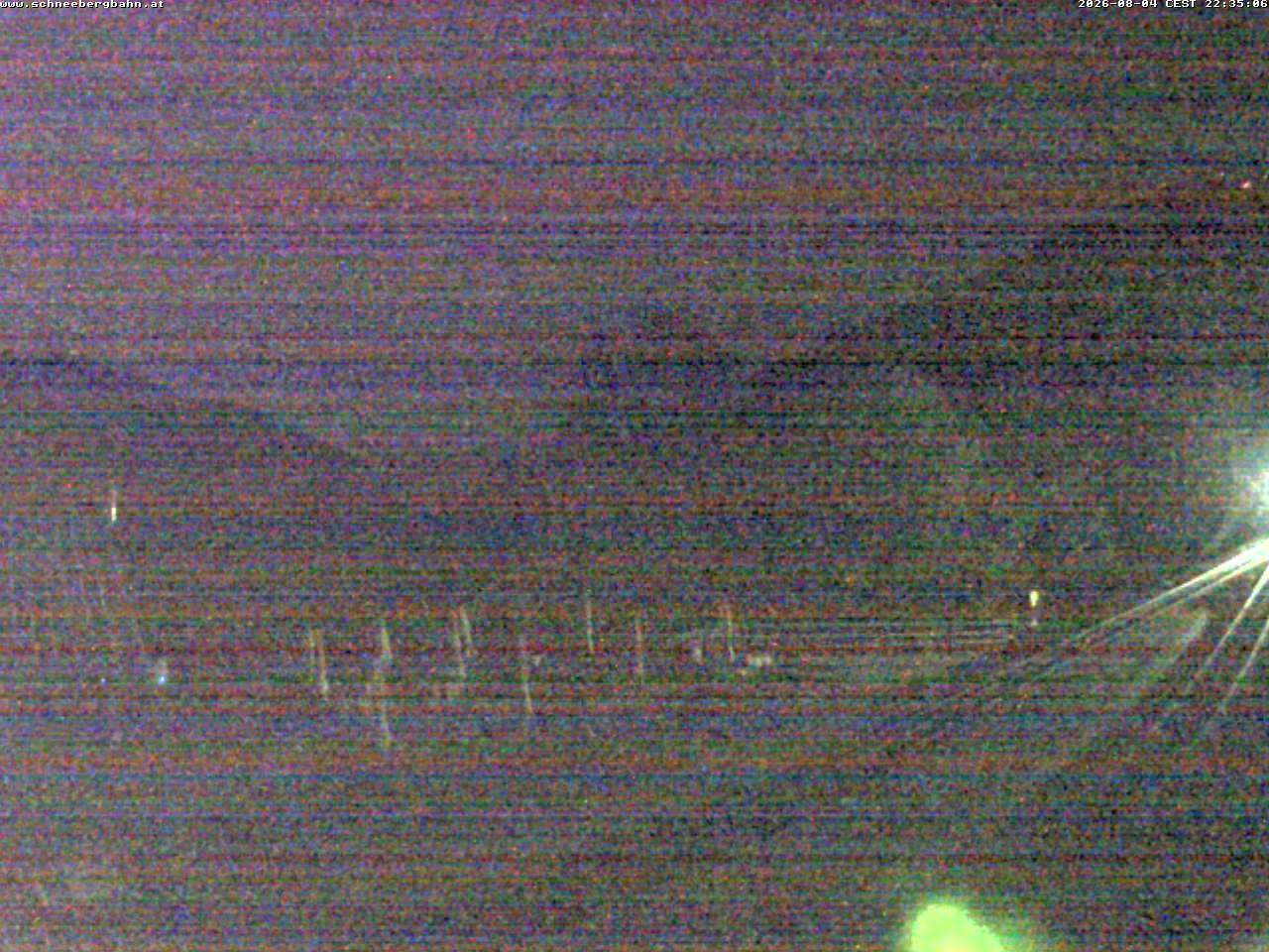 Archiv Foto Webcam Schneeberg: Blick Gasthaus Baumgartner