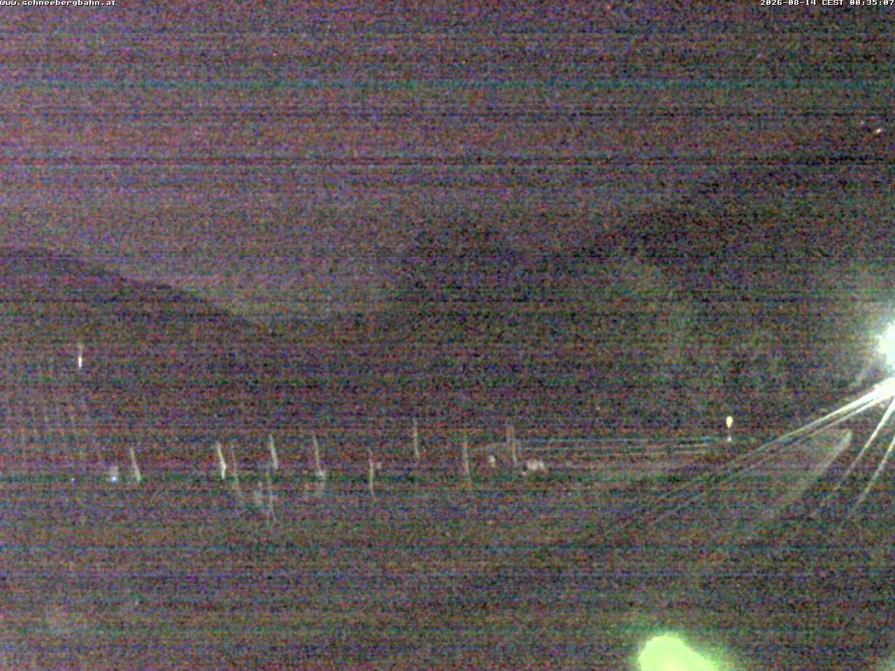 Archiv Foto Webcam Schneeberg: Blick Gasthaus Baumgartner