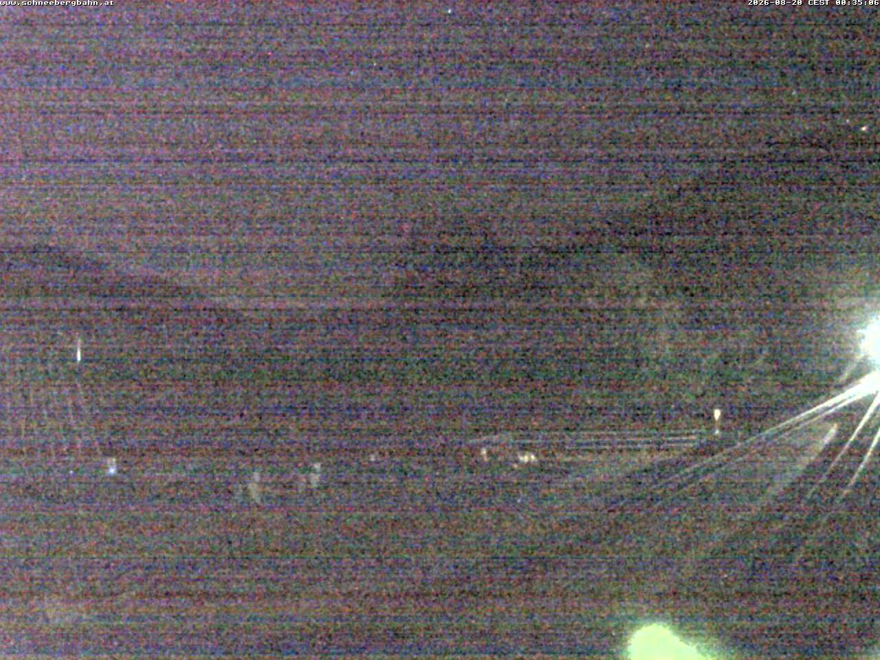 Archiv Foto Webcam Schneeberg: Blick Gasthaus Baumgartner