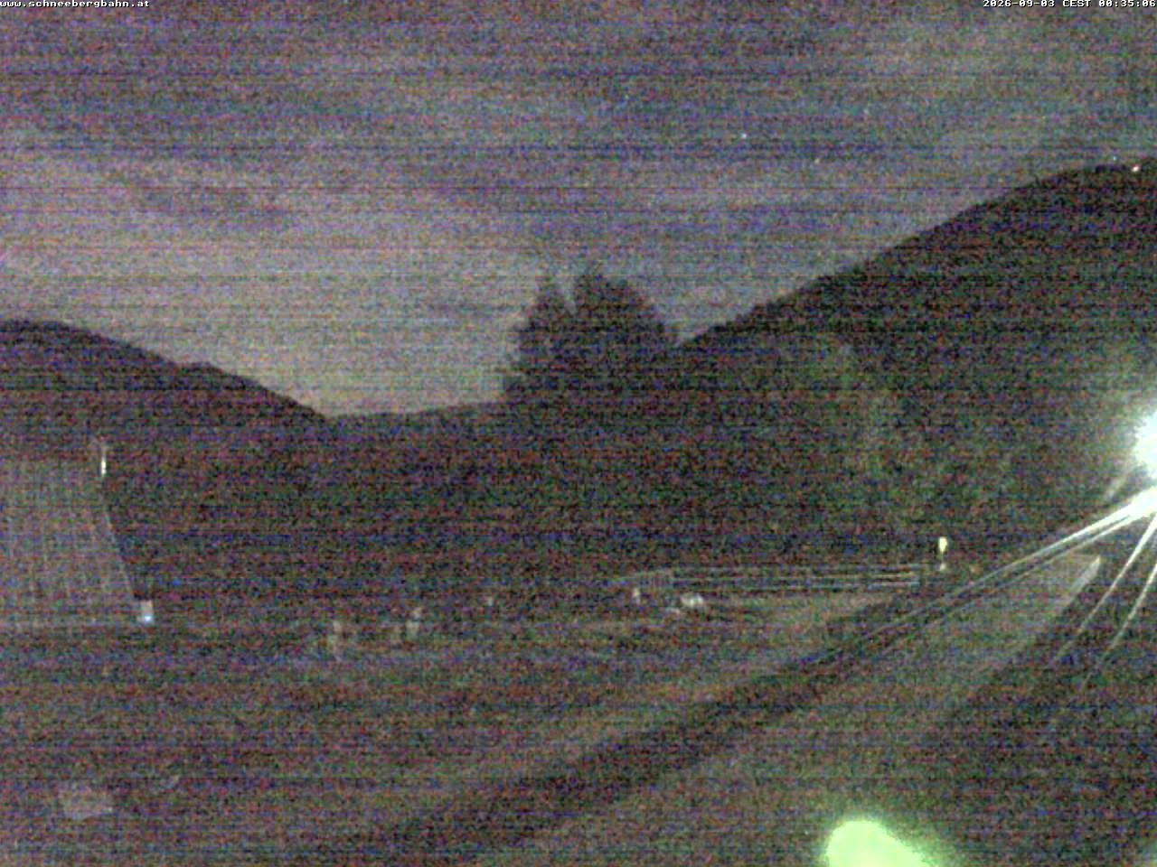 Archiv Foto Webcam Schneeberg: Blick Gasthaus Baumgartner