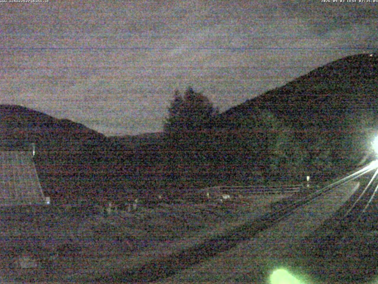 Archiv Foto Webcam Schneeberg: Blick Gasthaus Baumgartner