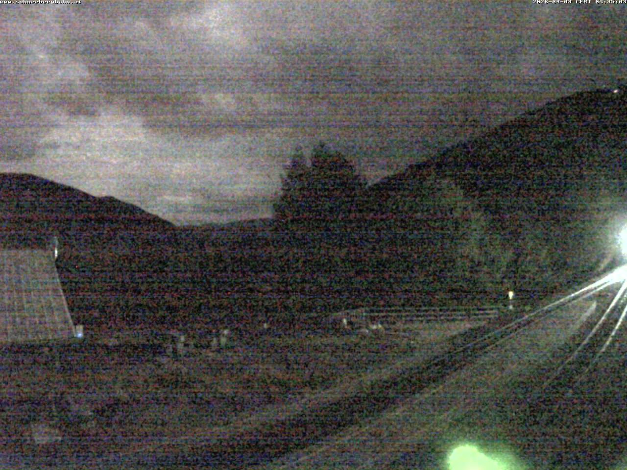 Archiv Foto Webcam Schneeberg: Blick Gasthaus Baumgartner