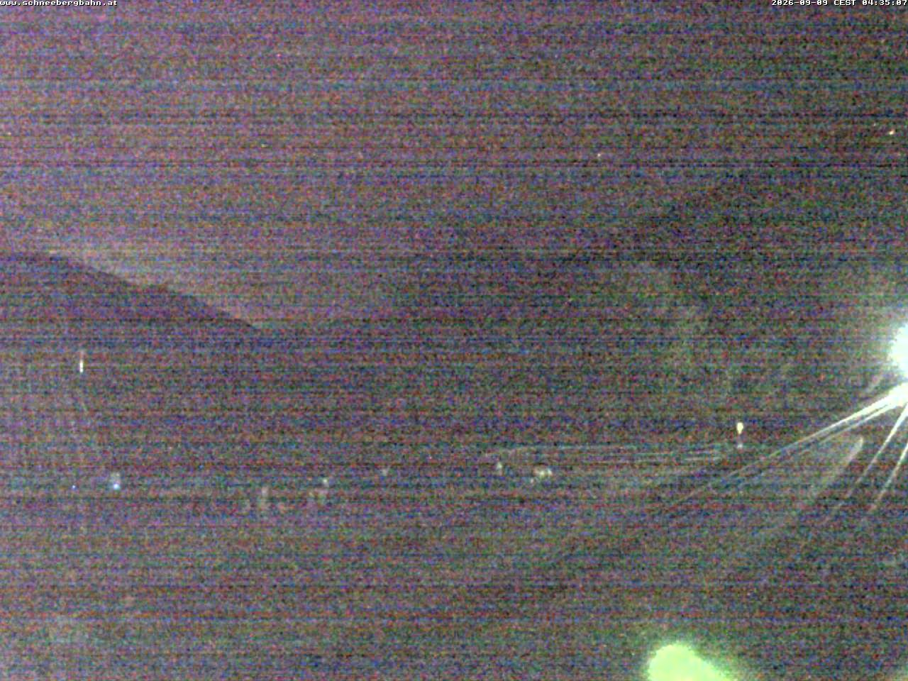 Archiv Foto Webcam Schneeberg: Blick Gasthaus Baumgartner