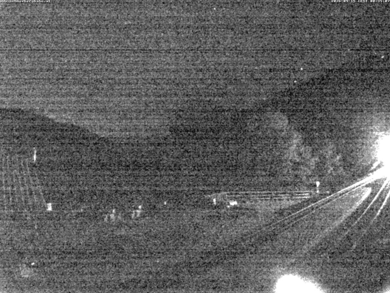 Archiv Foto Webcam Schneeberg: Blick Gasthaus Baumgartner