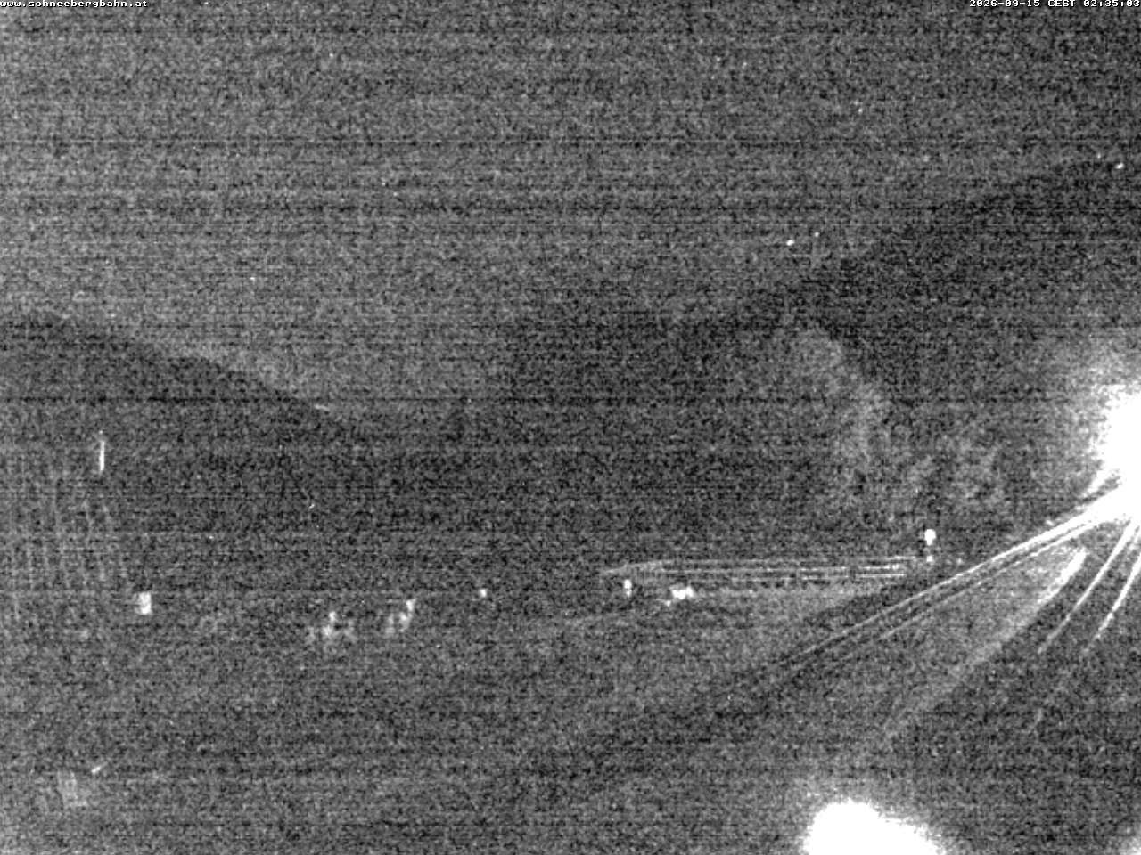 Archiv Foto Webcam Schneeberg: Blick Gasthaus Baumgartner