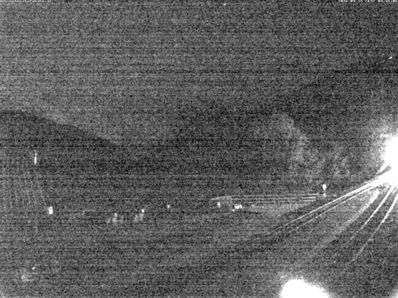 Archiv Foto Webcam Schneeberg: Blick Gasthaus Baumgartner