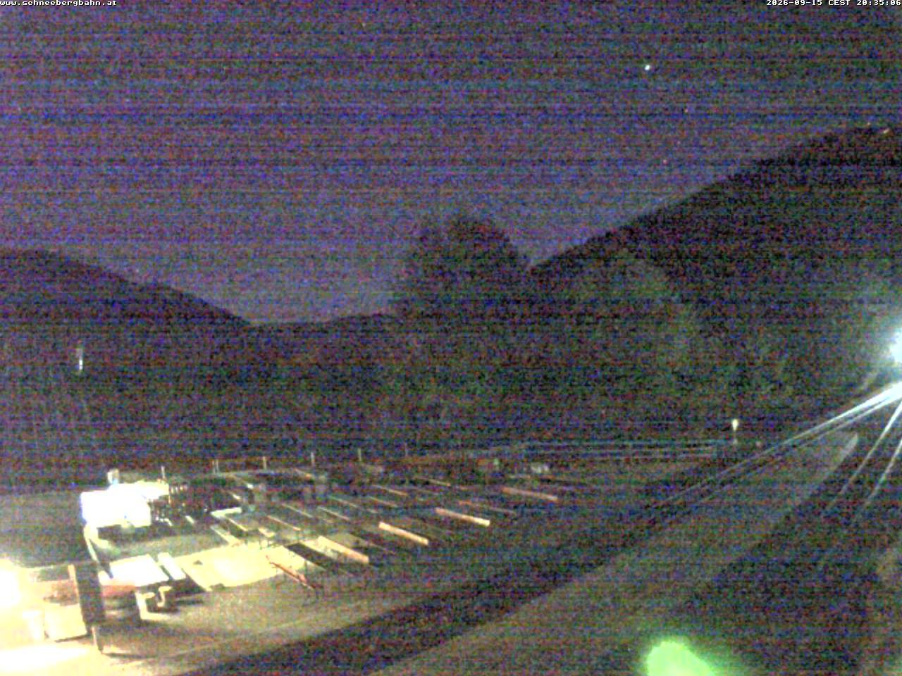 Archiv Foto Webcam Schneeberg: Blick Gasthaus Baumgartner