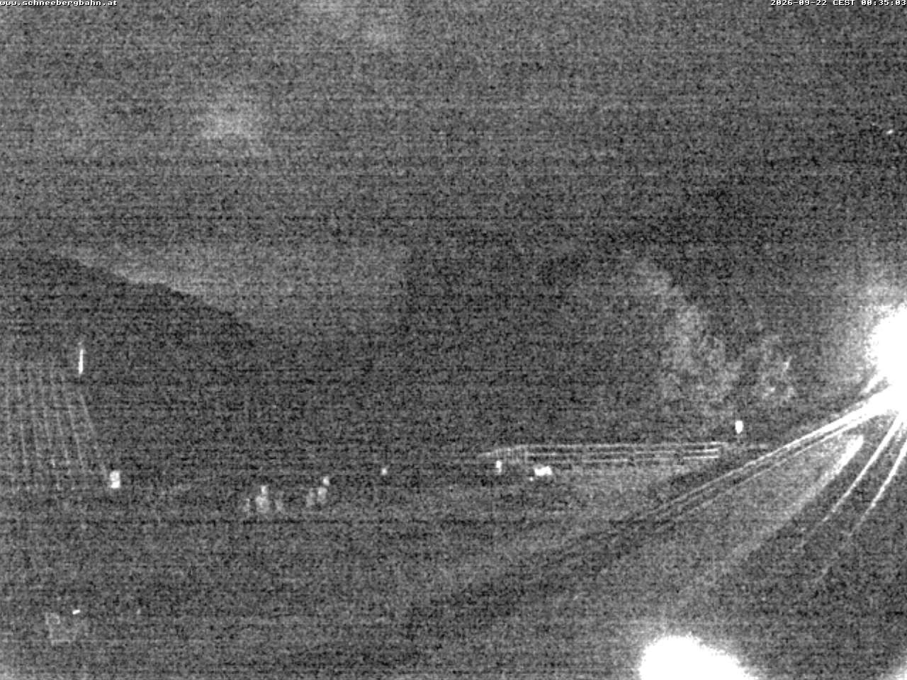 Archiv Foto Webcam Schneeberg: Blick Gasthaus Baumgartner