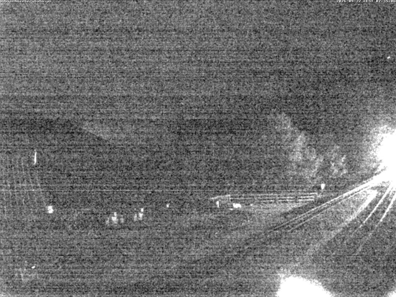 Archiv Foto Webcam Schneeberg: Blick Gasthaus Baumgartner