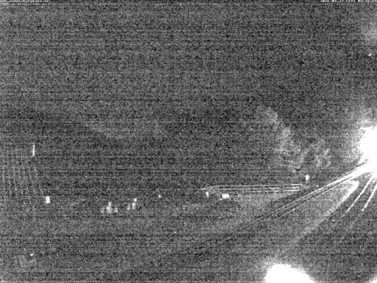 Archiv Foto Webcam Schneeberg: Blick Gasthaus Baumgartner