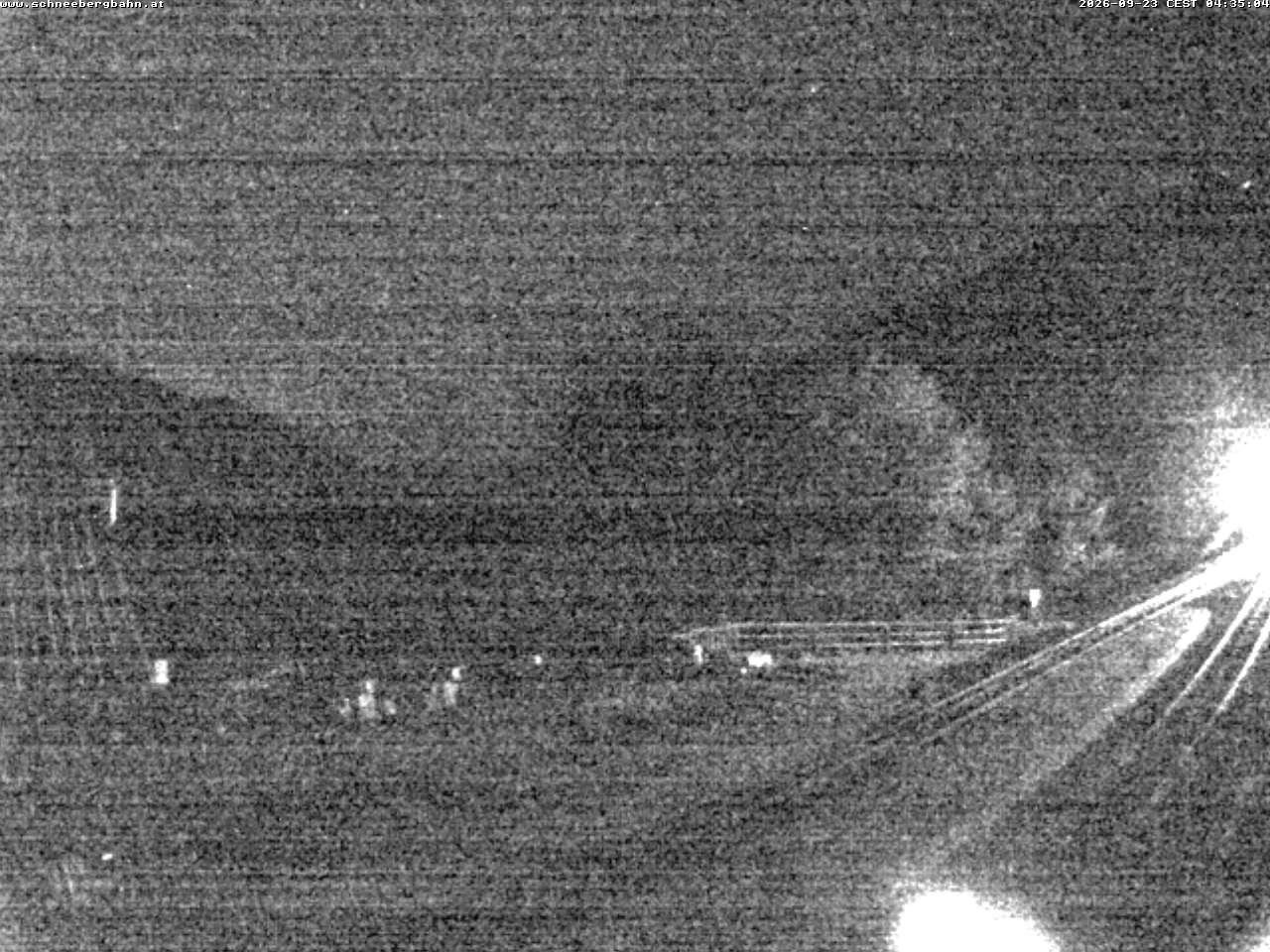 Archiv Foto Webcam Schneeberg: Blick Gasthaus Baumgartner