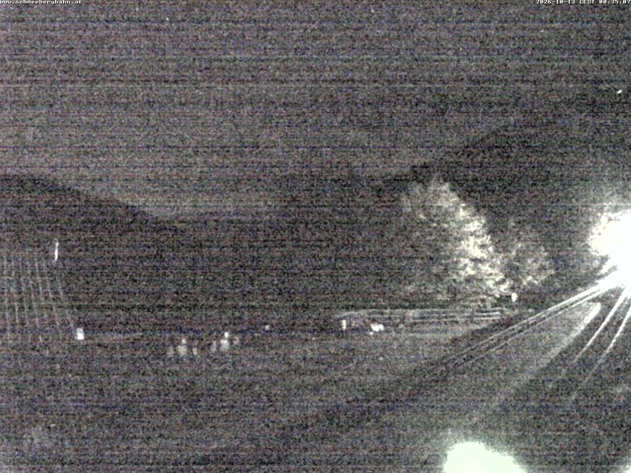 Archiv Foto Webcam Schneeberg: Blick Gasthaus Baumgartner