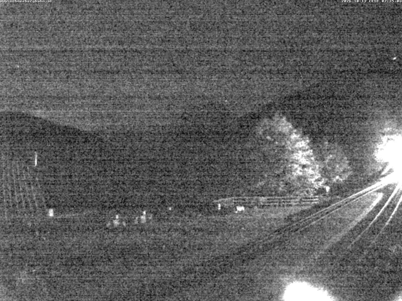 Archiv Foto Webcam Schneeberg: Blick Gasthaus Baumgartner