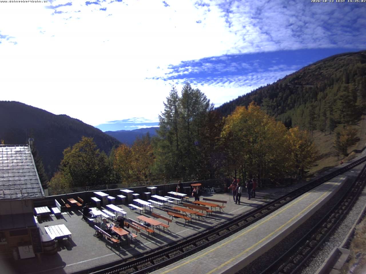 Archiv Foto Webcam Schneeberg: Blick Gasthaus Baumgartner
