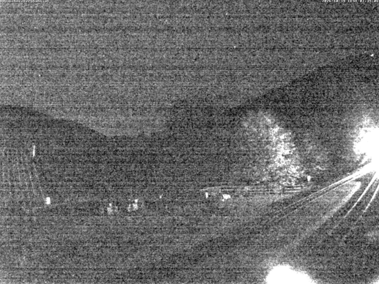 Archiv Foto Webcam Schneeberg: Blick Gasthaus Baumgartner