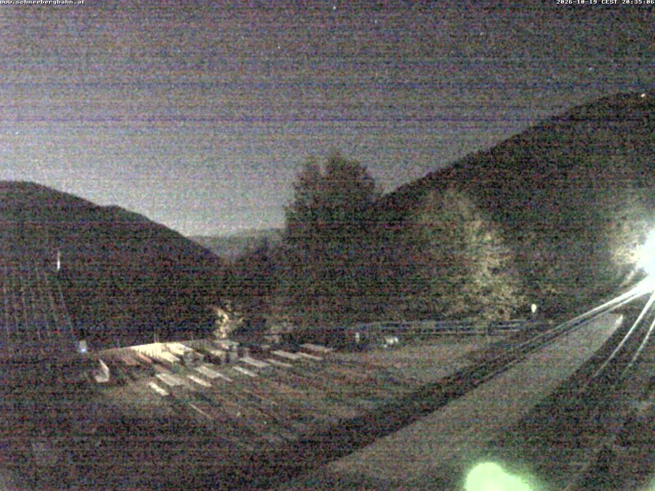 Archiv Foto Webcam Schneeberg: Blick Gasthaus Baumgartner