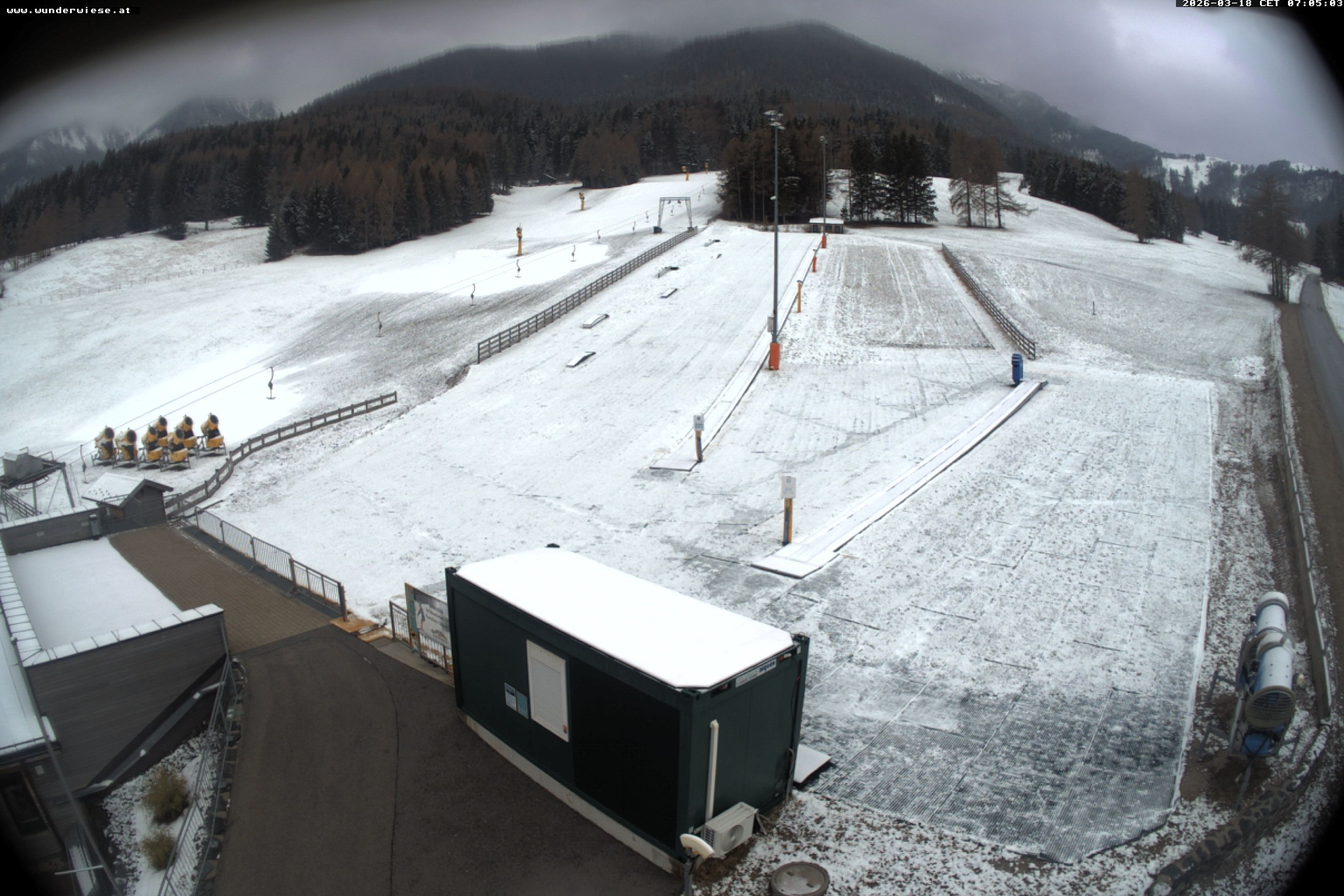 Archived image Webcam Puchberg: Kids Park Wunderwiese