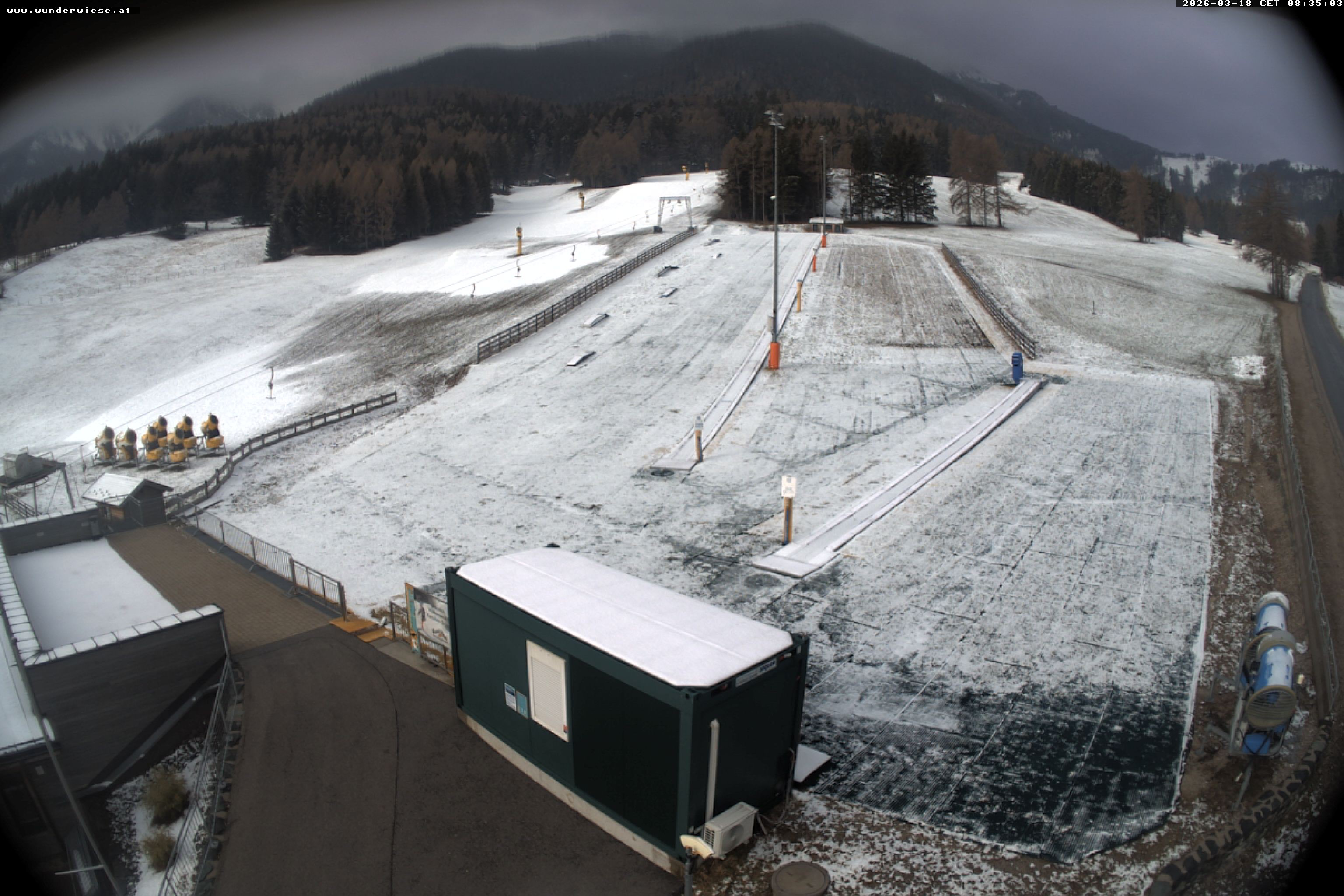 Archived image Webcam Puchberg: Kids Park Wunderwiese