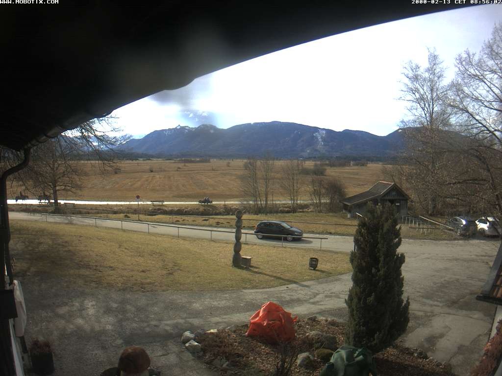 Archiv Foto Webcam Murnauer Moos am Biergarten Ähndl