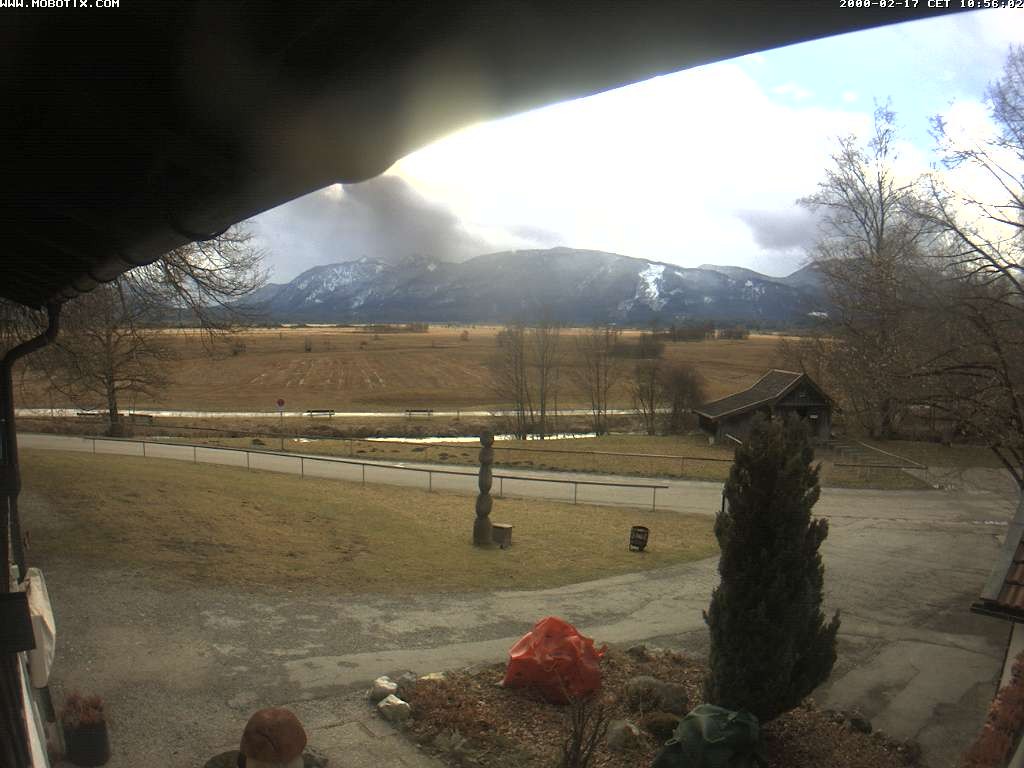 Archiv Foto Webcam Murnauer Moos am Biergarten Ähndl