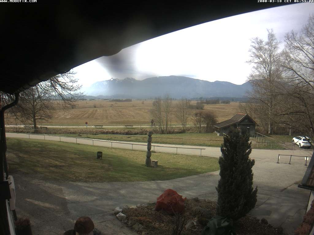 Archiv Foto Webcam Murnauer Moos am Biergarten Ähndl