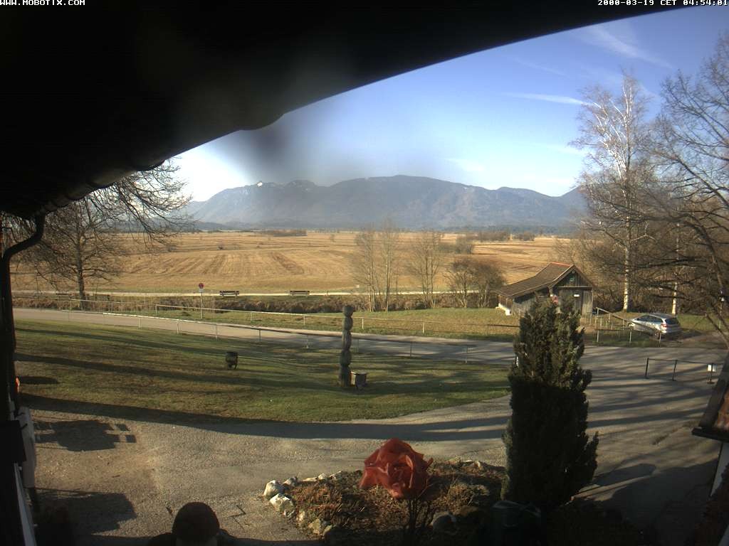 Archiv Foto Webcam Murnauer Moos am Biergarten Ähndl