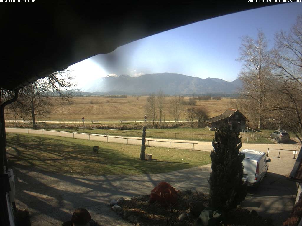 Archiv Foto Webcam Murnauer Moos am Biergarten Ähndl