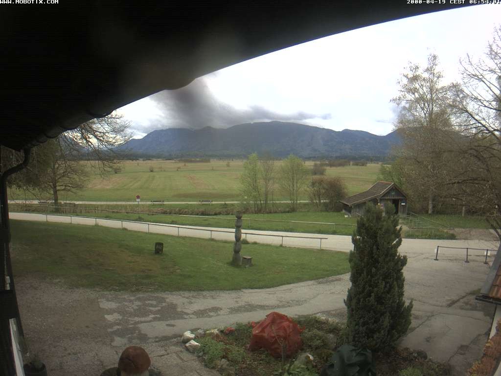 Archiv Foto Webcam Murnauer Moos am Biergarten Ähndl