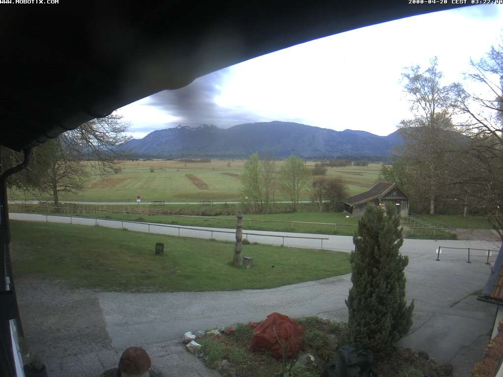 Archiv Foto Webcam Murnauer Moos am Biergarten Ähndl