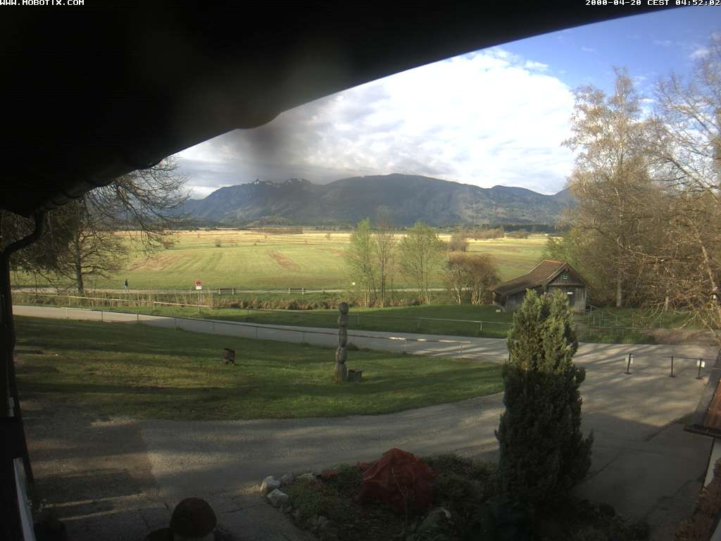 Archiv Foto Webcam Murnauer Moos am Biergarten Ähndl