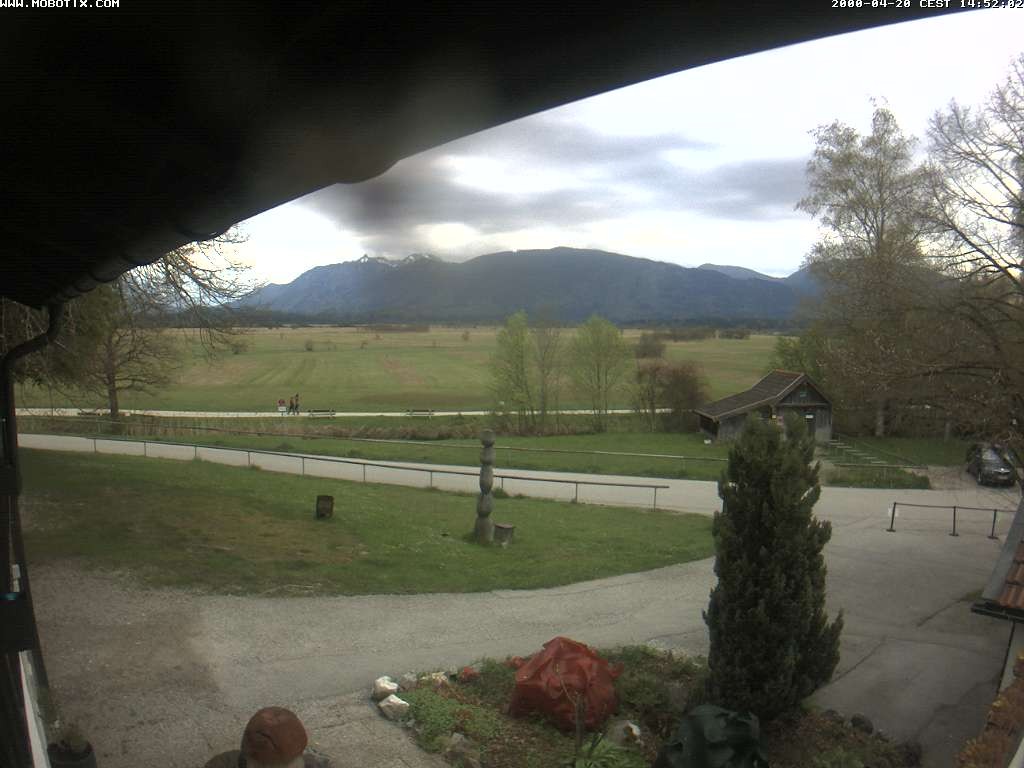 Archiv Foto Webcam Murnauer Moos am Biergarten Ähndl