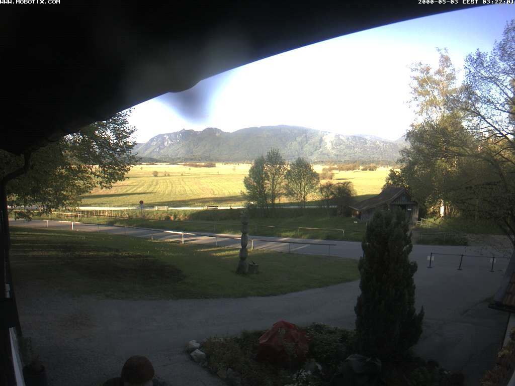 Archiv Foto Webcam Murnauer Moos am Biergarten Ähndl