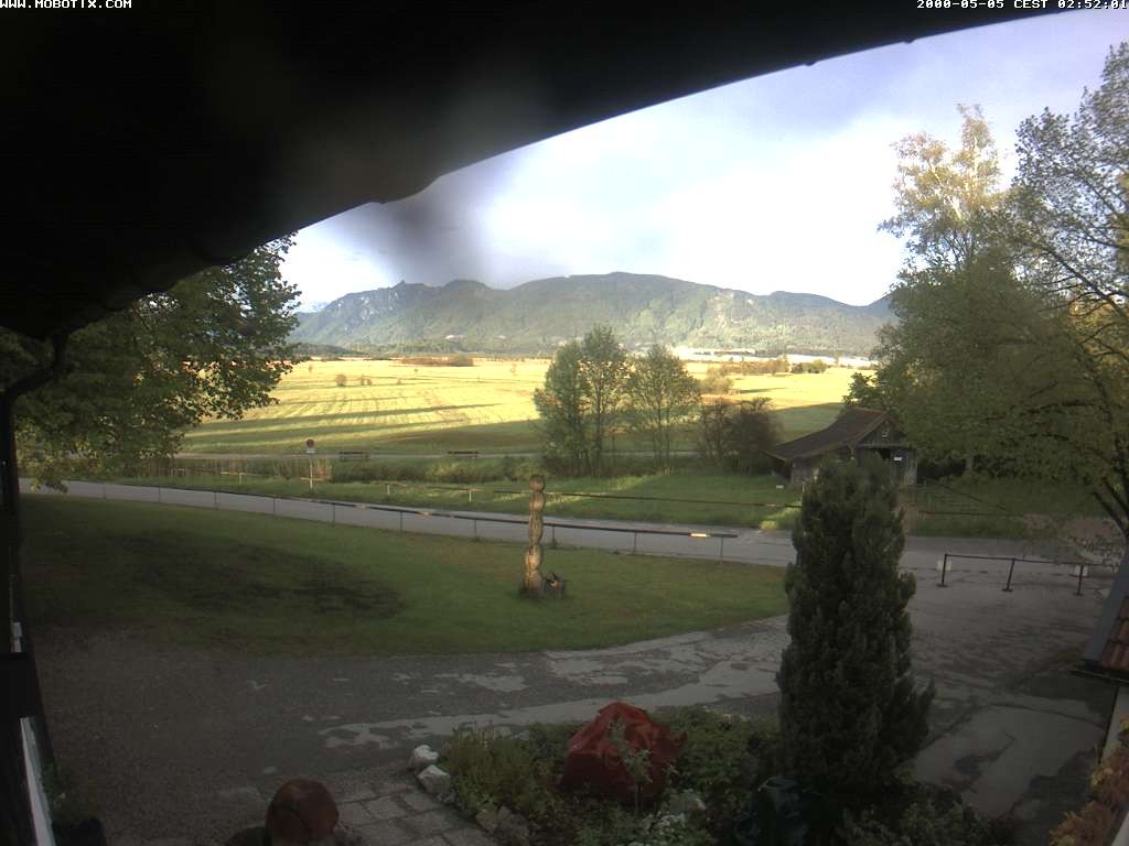 Archiv Foto Webcam Murnauer Moos am Biergarten Ähndl