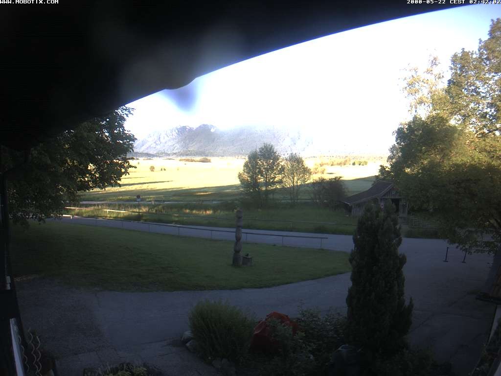 Archiv Foto Webcam Murnauer Moos am Biergarten Ähndl