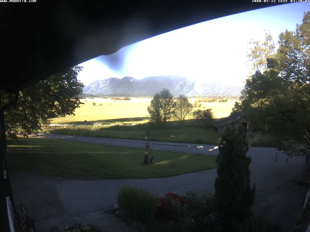 Archiv Foto Webcam Murnauer Moos am Biergarten Ähndl