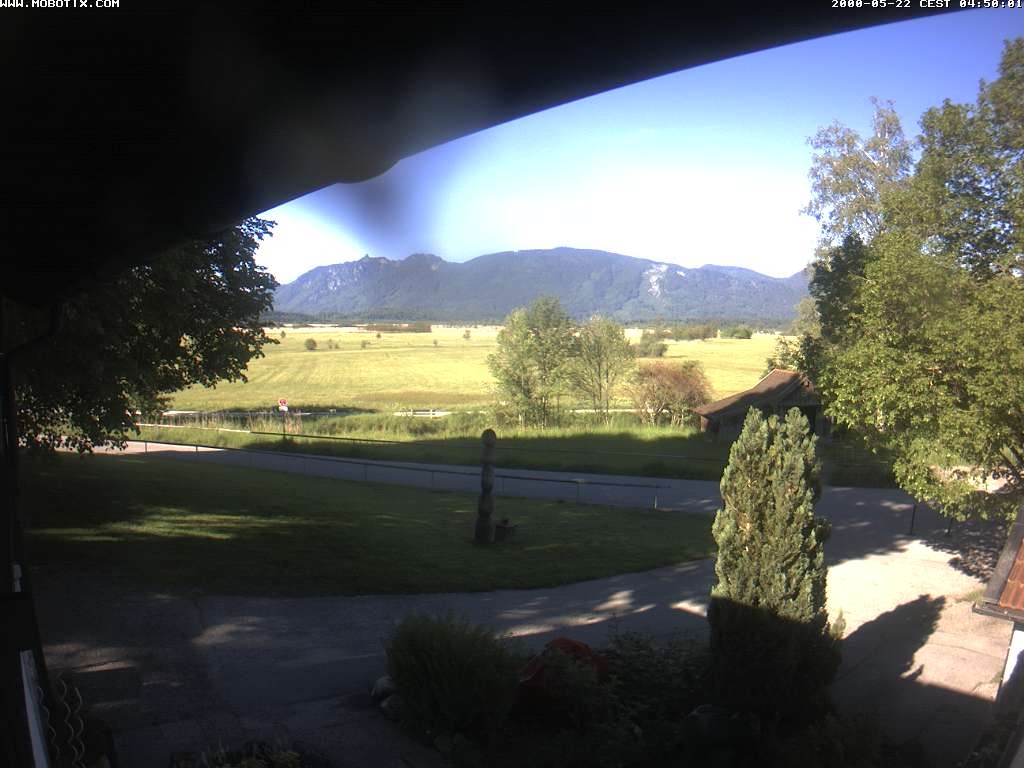 Archiv Foto Webcam Murnauer Moos am Biergarten Ähndl