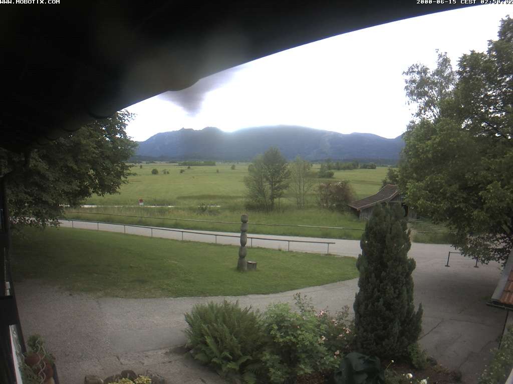 Archiv Foto Webcam Murnauer Moos am Biergarten Ähndl