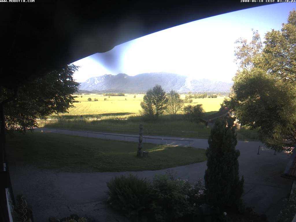 Archiv Foto Webcam Murnauer Moos am Biergarten Ähndl